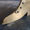 Thumbnail: SOLD - Antique folk art brass shoe