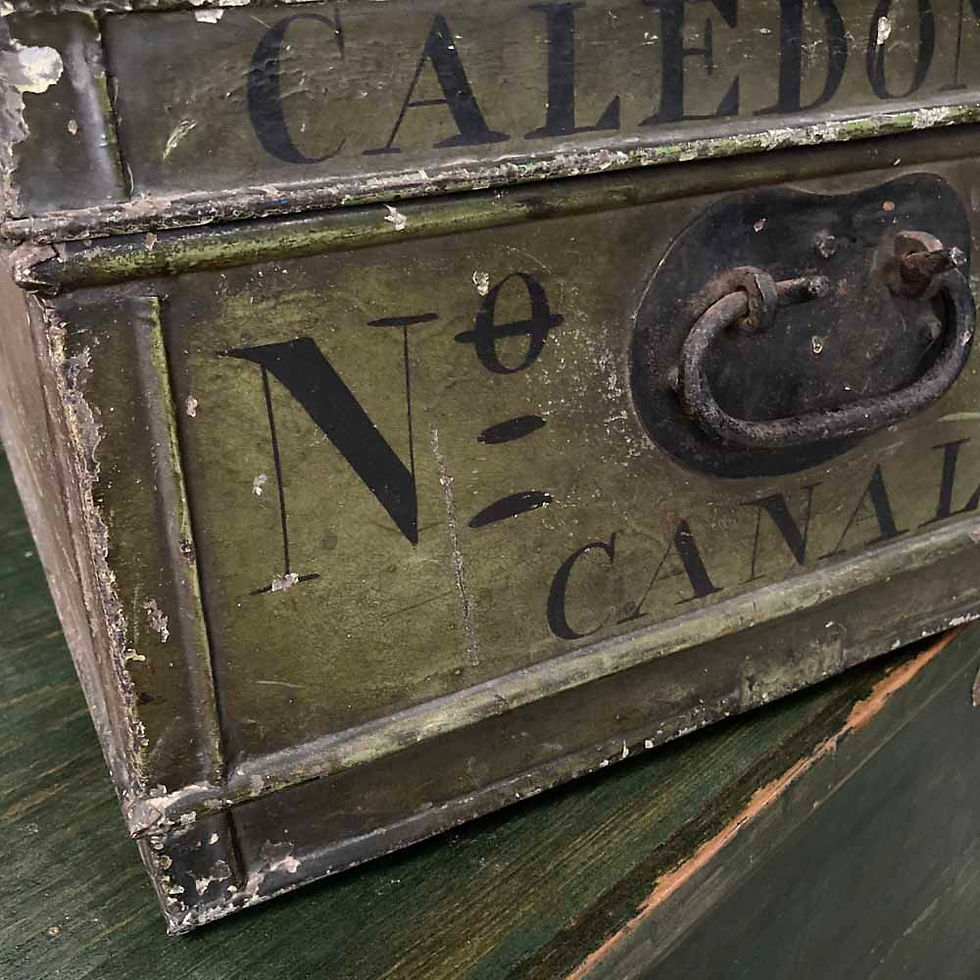 Thumbnail: SOLD - Georgian Caledonian Canal document box
