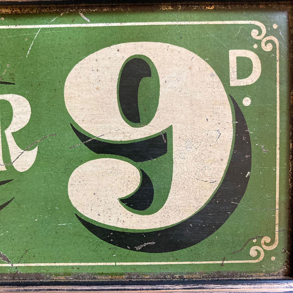 Thumbnail: NOW SOLD - Edwardian tobacco shop tin signs