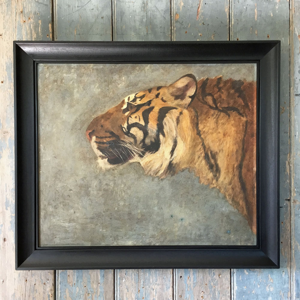 NOW SOLD - Tiger portrait oil painting