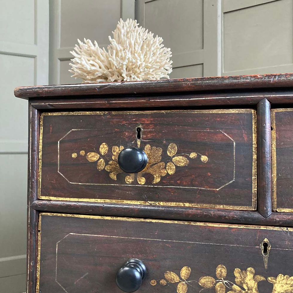 Thumbnail: SOLD - Regency painted pine drawers