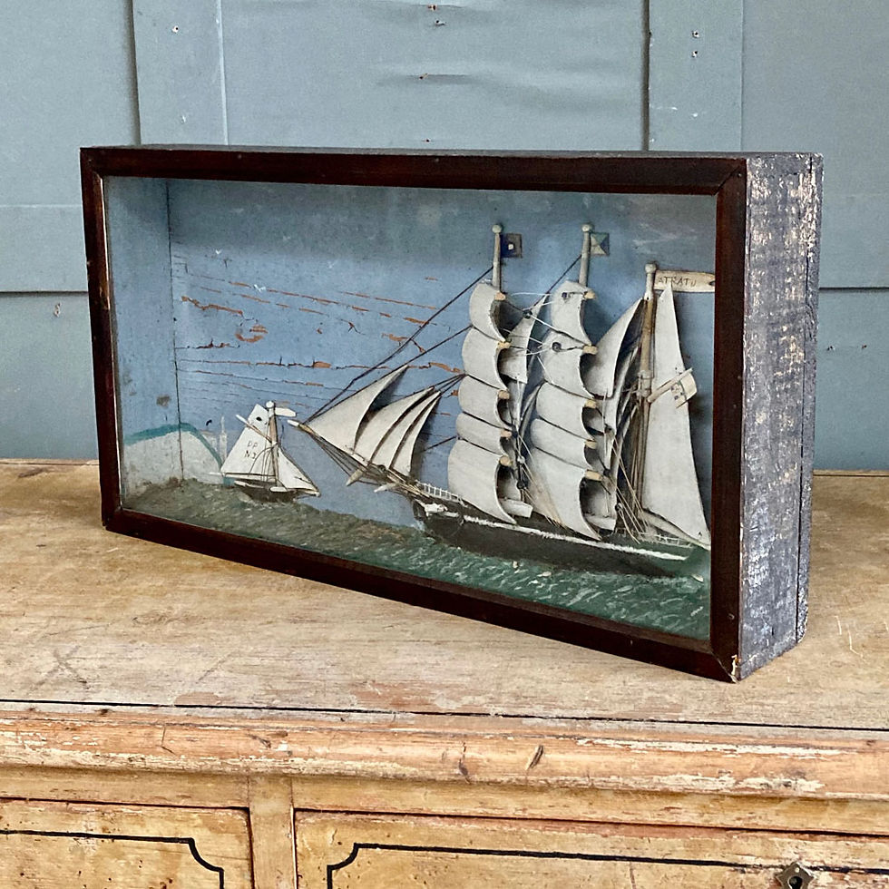 Thumbnail: SOLD - Antique ship diorama - 'Atrato'