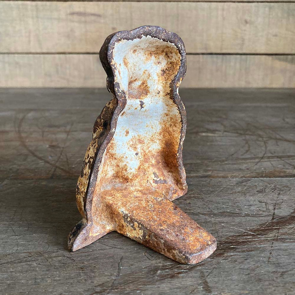 Thumbnail: SOLD - Cast iron dog door stop - Spaniel