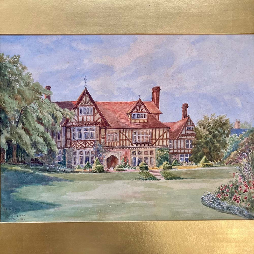 Thumbnail: Edwardian house watercolour - 'The Holt'