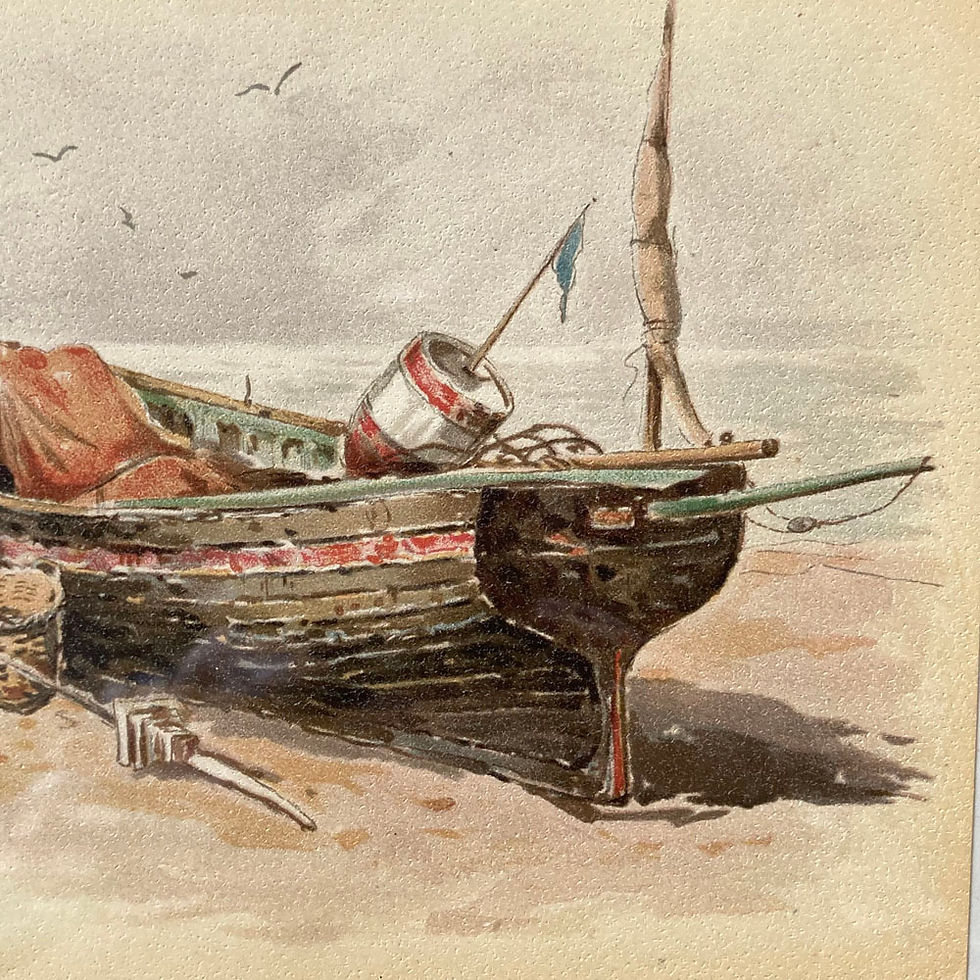 Thumbnail: SOLD - Pair of marine prints