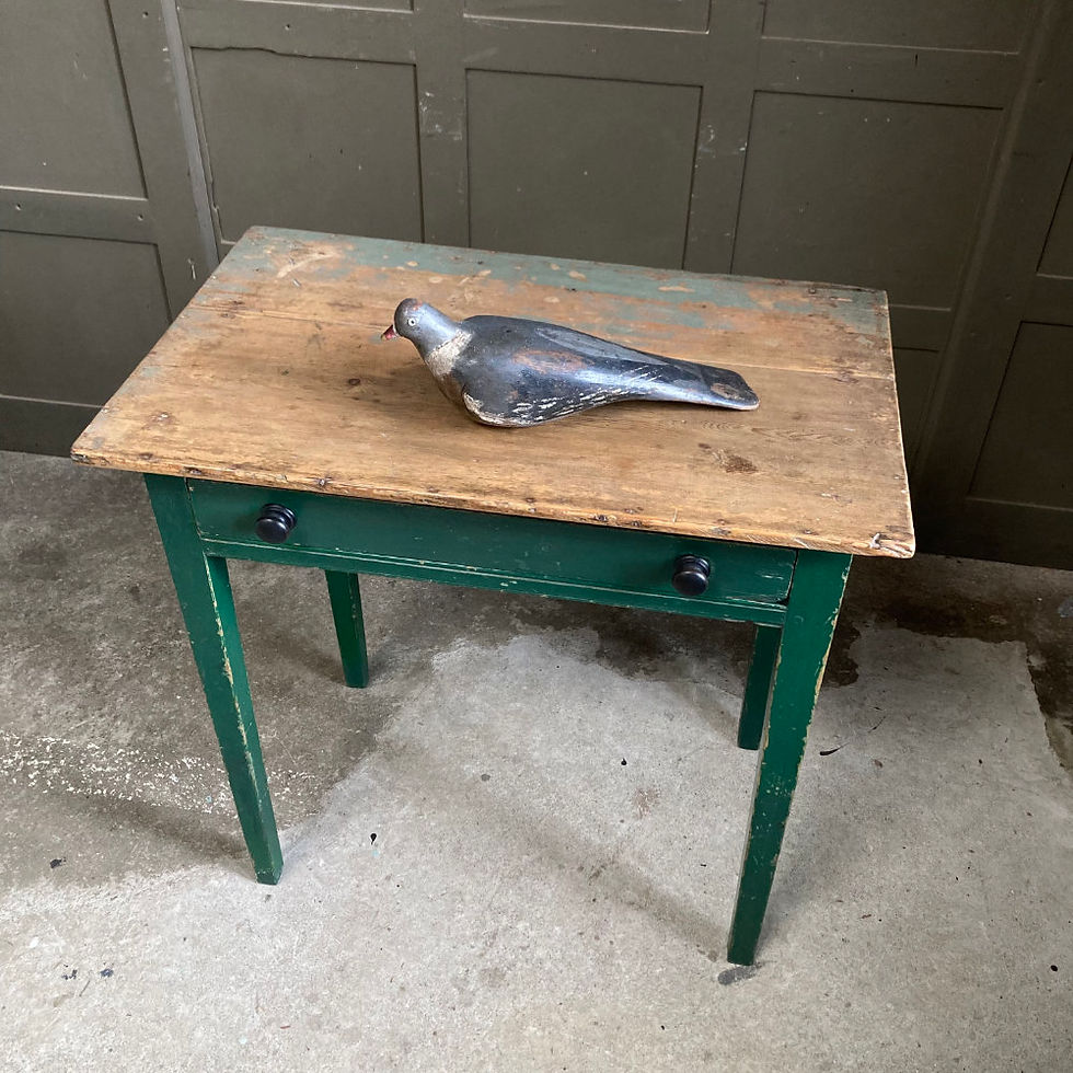 Thumbnail: 19th c. painted pine side table