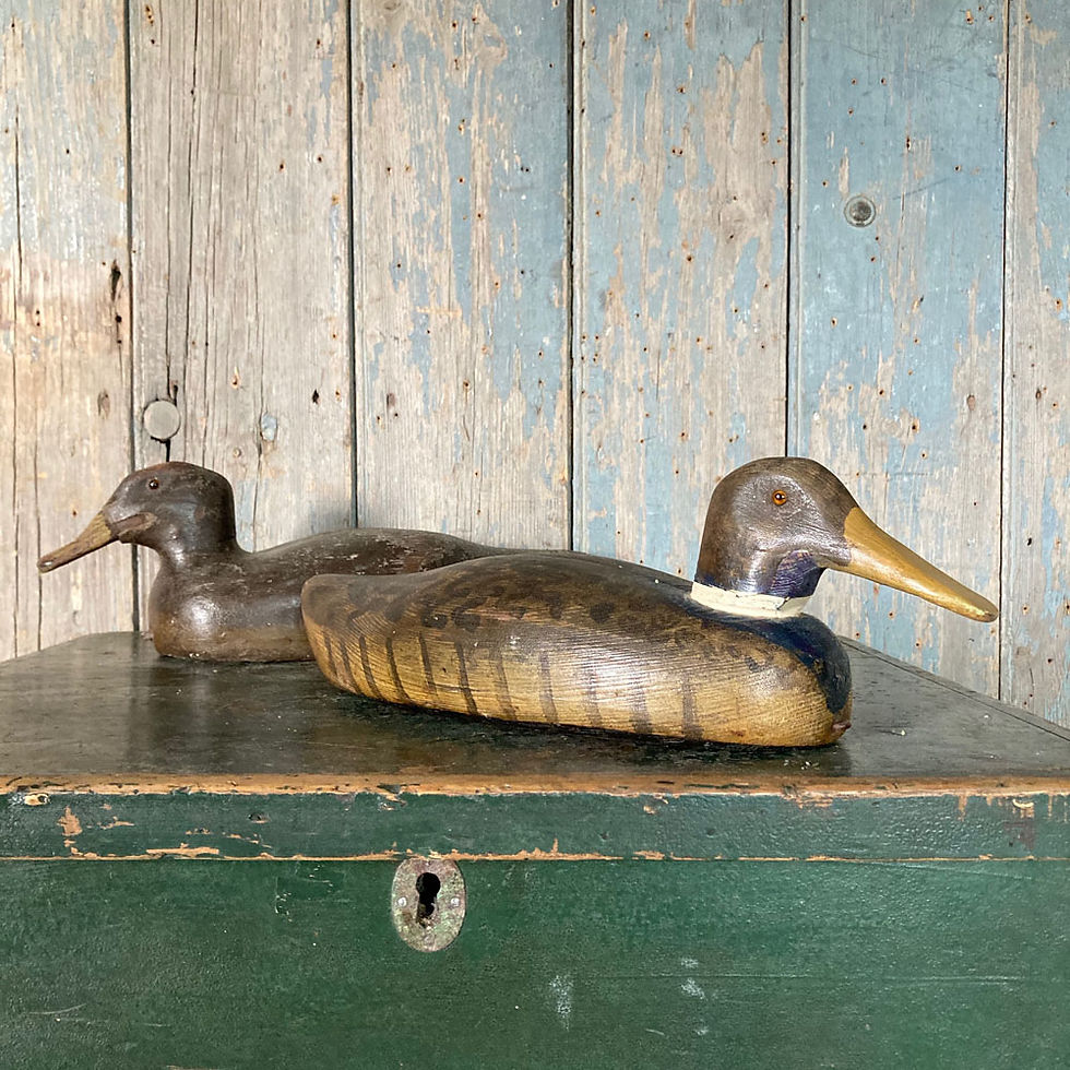Thumbnail: SOLD - Vintage Decoy Duck