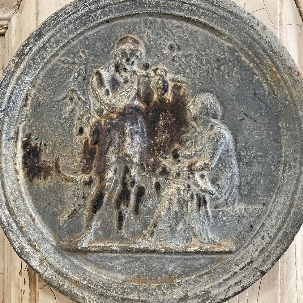 Thumbnail: SOLD - 19th C. Classical lead plaque