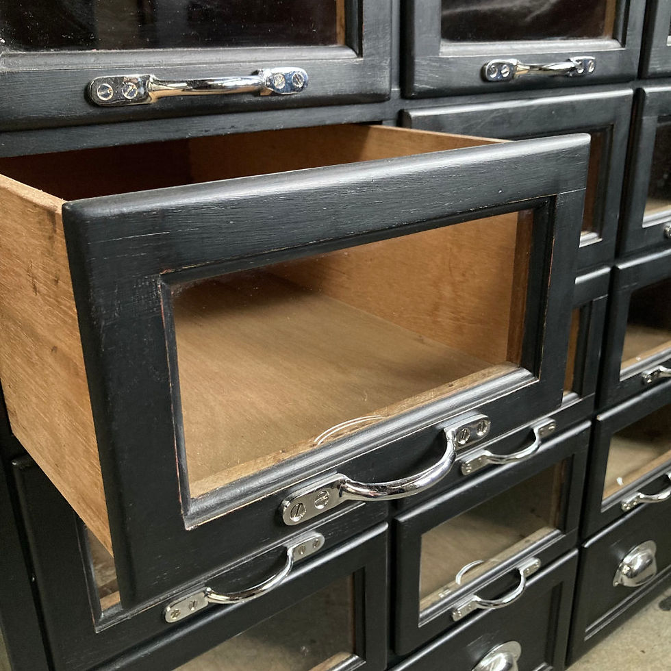 Thumbnail: Vintage haberdashery drawers