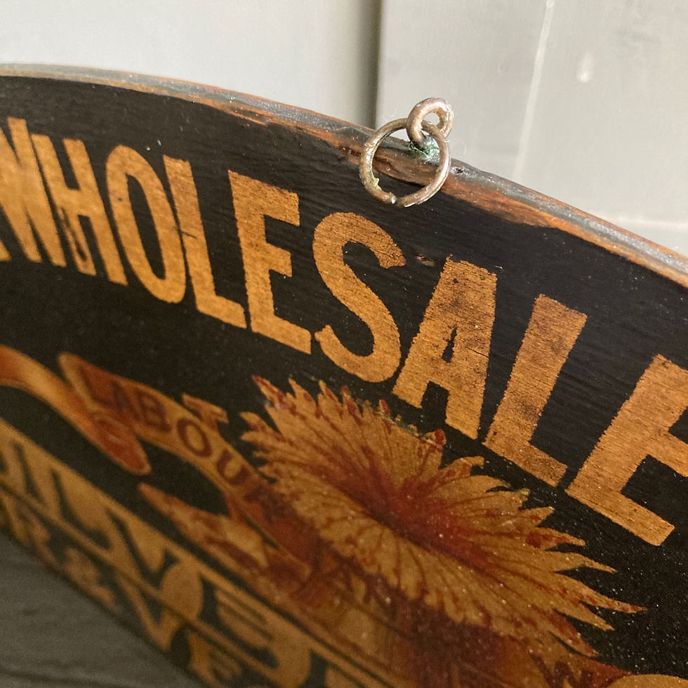 Thumbnail: NOW SOLD - Vintage C. W. S. Painted Seeds Sign