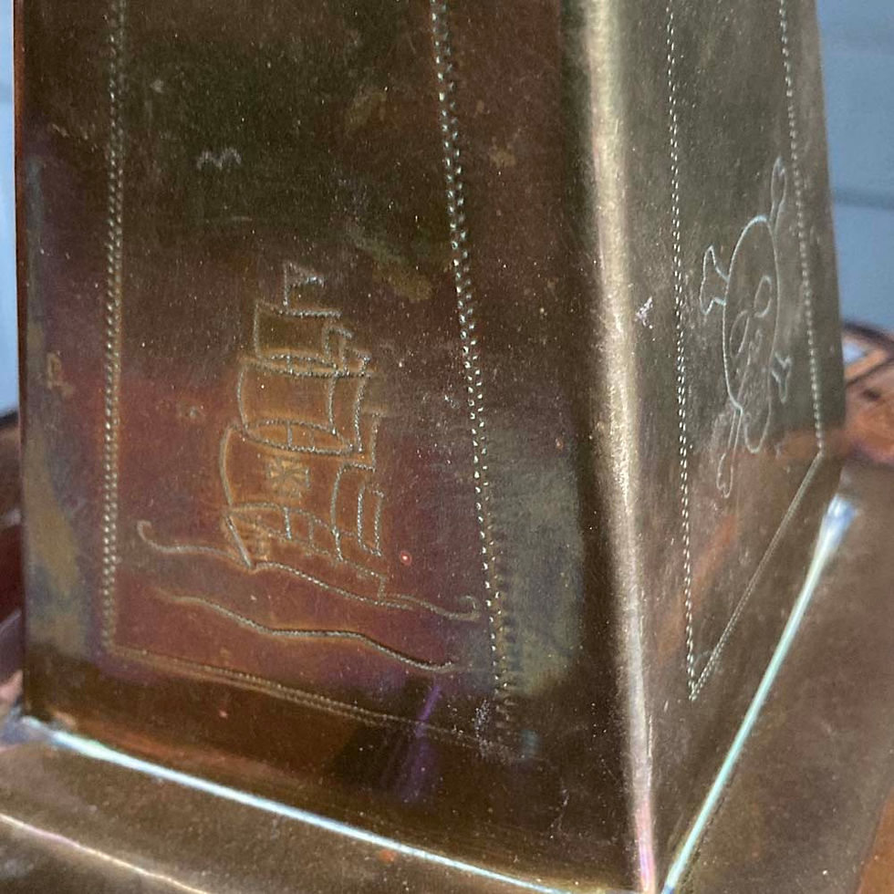 Thumbnail: SOLD - Vintage brass table lamp