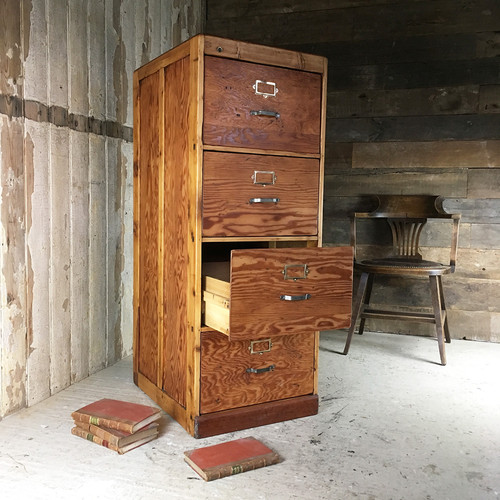 NOW SOLD Vintage pine filing Marc KitchenSmith
