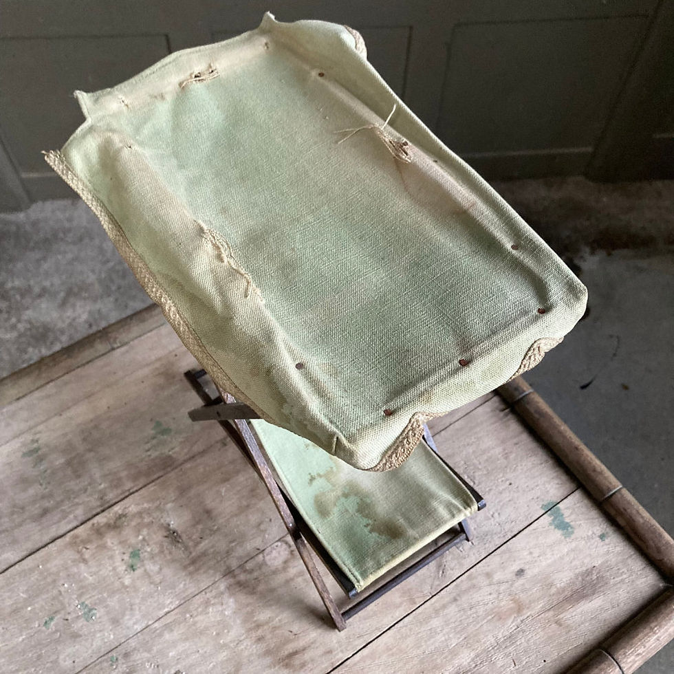 Thumbnail: SOLD - Miniature deck chairs