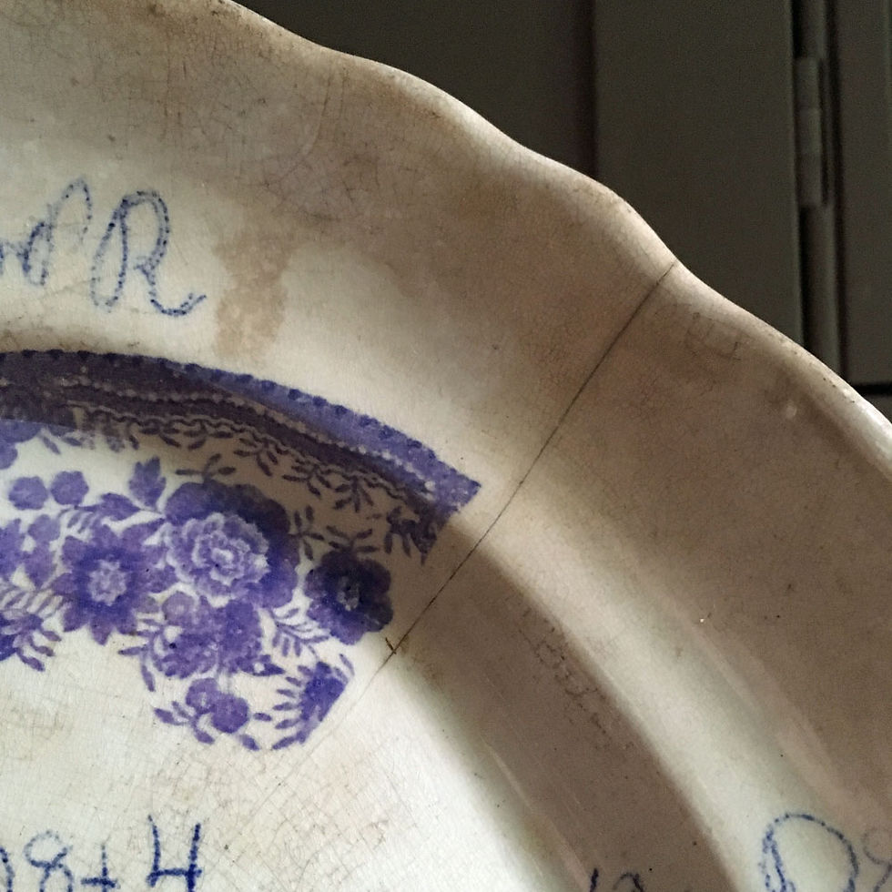 Thumbnail: NOW SOLD - Victorian Pottery sample plate