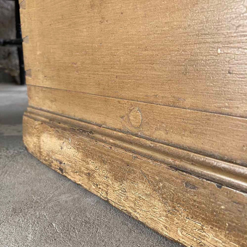 Thumbnail: SOLD - 19th c. painted pine blanket box