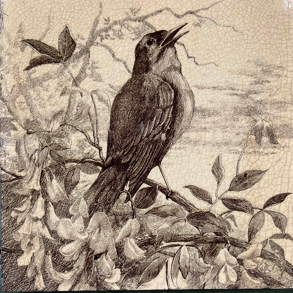 Thumbnail: SOLD - Antique Minton tiles - birds