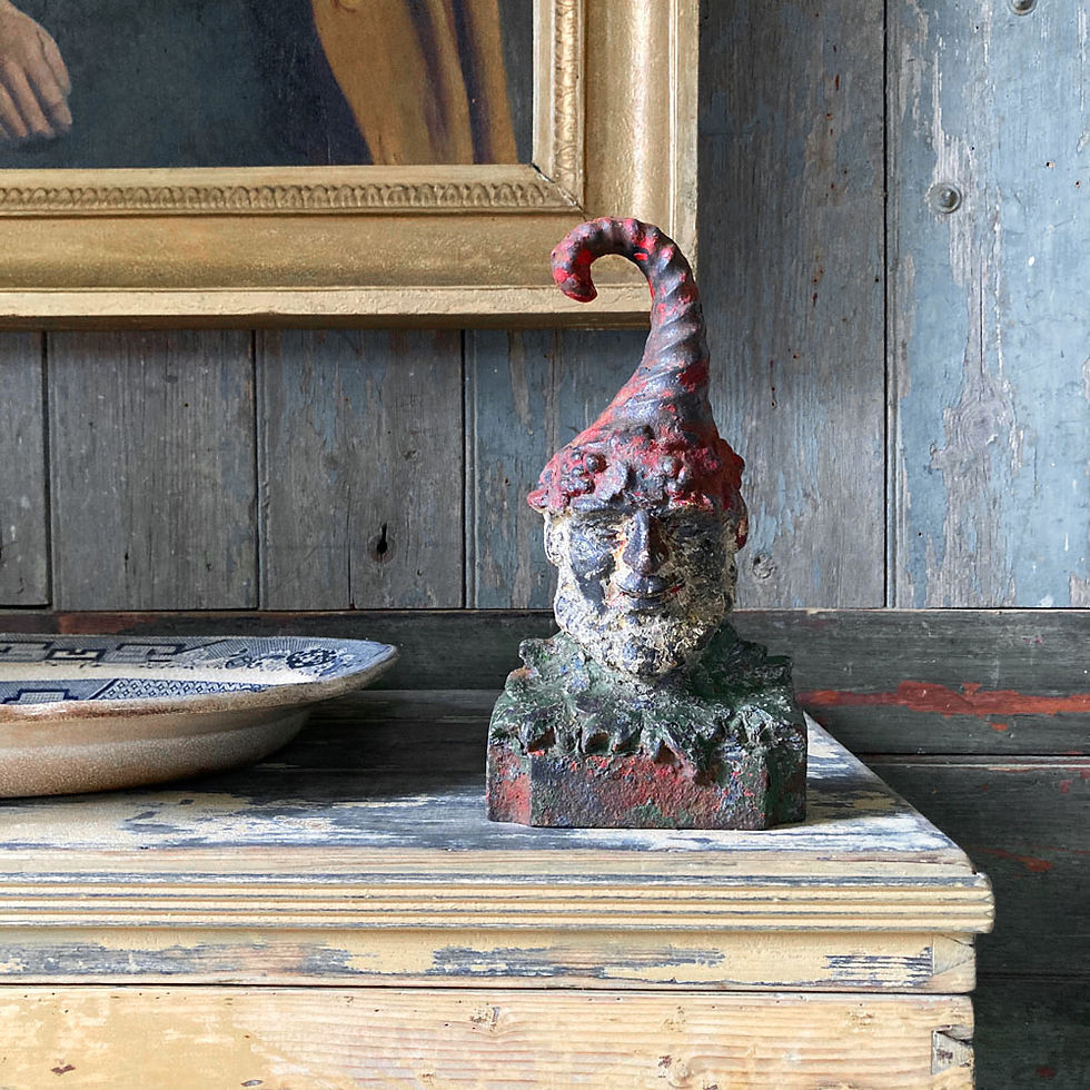 Thumbnail: NOW SOLD - Victorian 'Bacchus' door stop porter