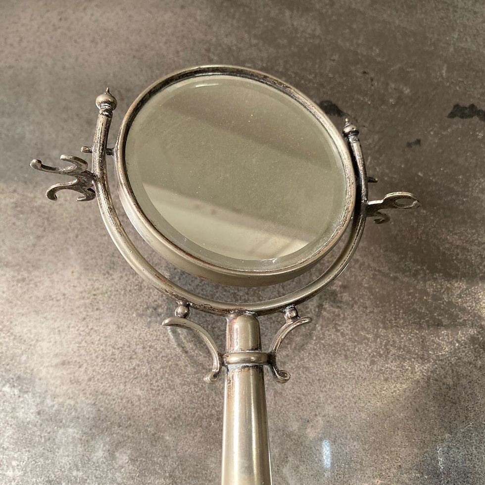 Thumbnail: SOLD - Arts and Crafts miniature desk mirror