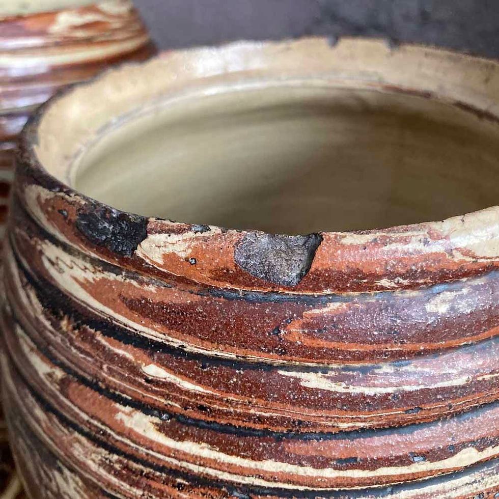 Thumbnail: Victorian Scottish agateware barrels