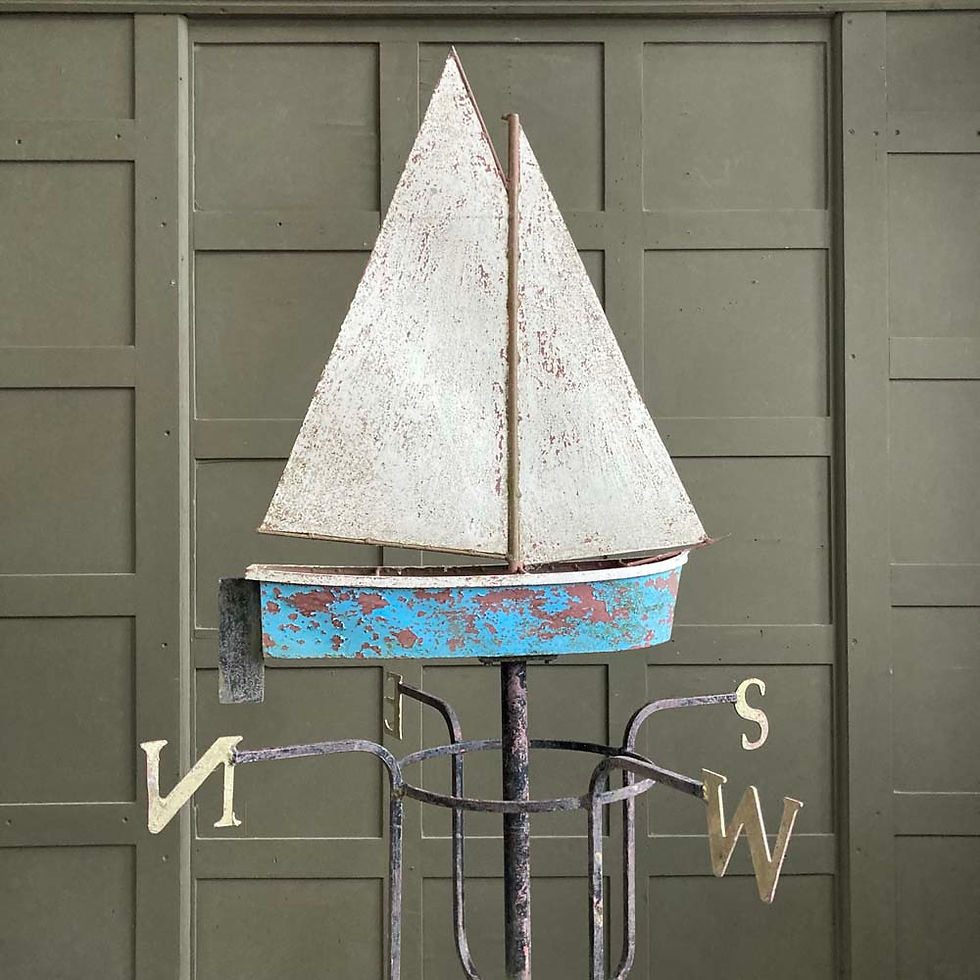 Thumbnail: SOLD - Vintage yacht weathervane