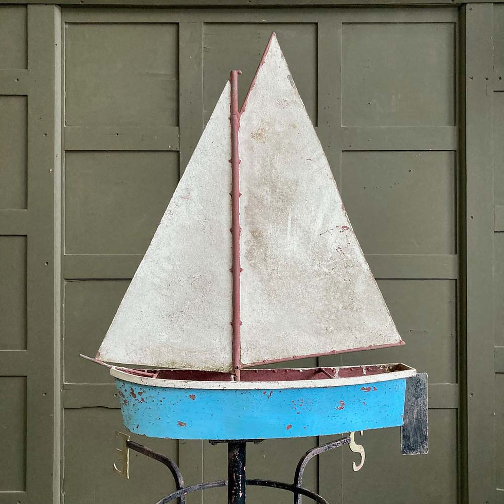 Thumbnail: SOLD - Vintage yacht weathervane
