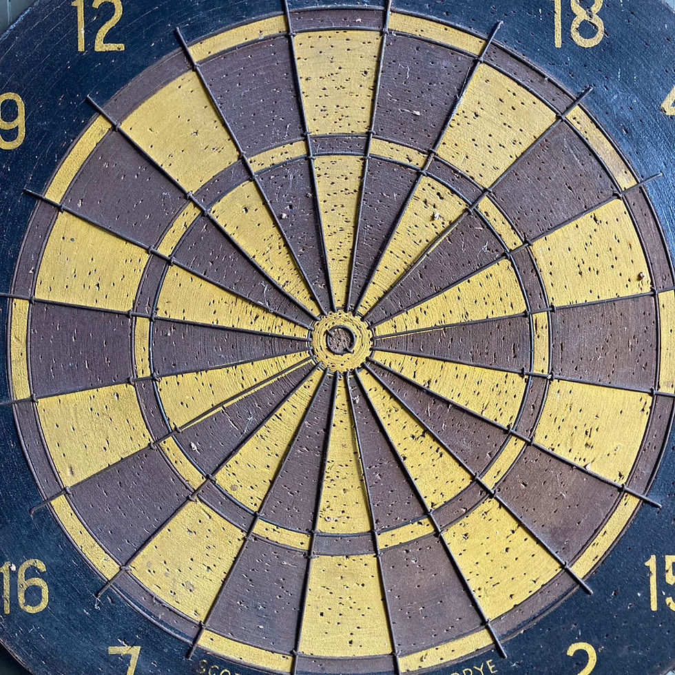 Thumbnail: SOLD - Vintage dartboard