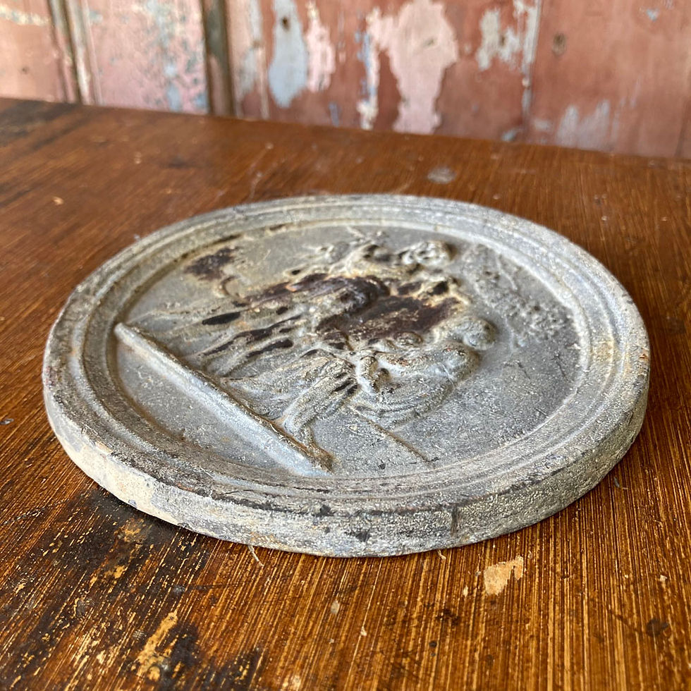 Thumbnail: SOLD - 19th C. Classical lead plaque