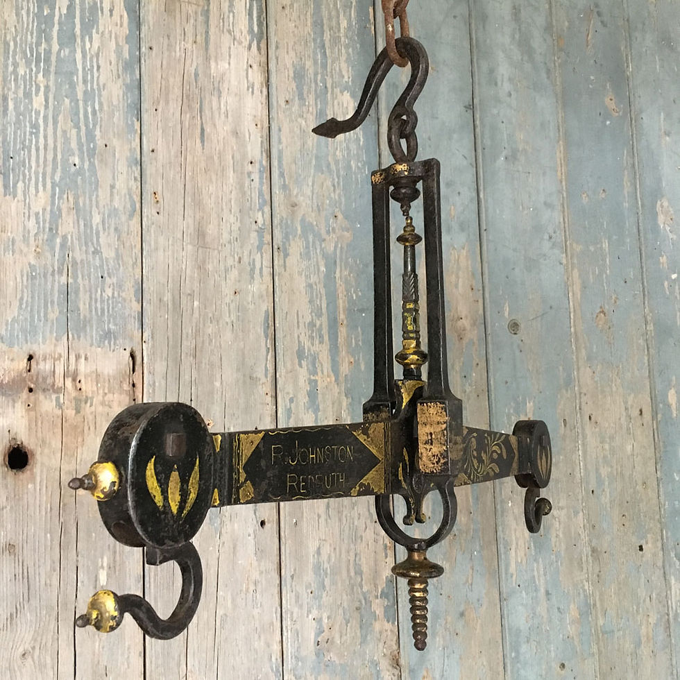 Thumbnail: NOW SOLD - Large Cornish Victorian Weigh Scales (Steelyard)