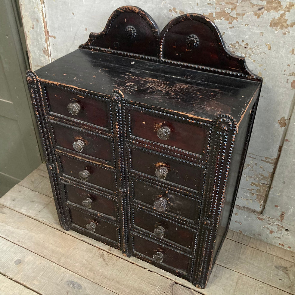 Thumbnail: Victorian 'tramp art' drawers