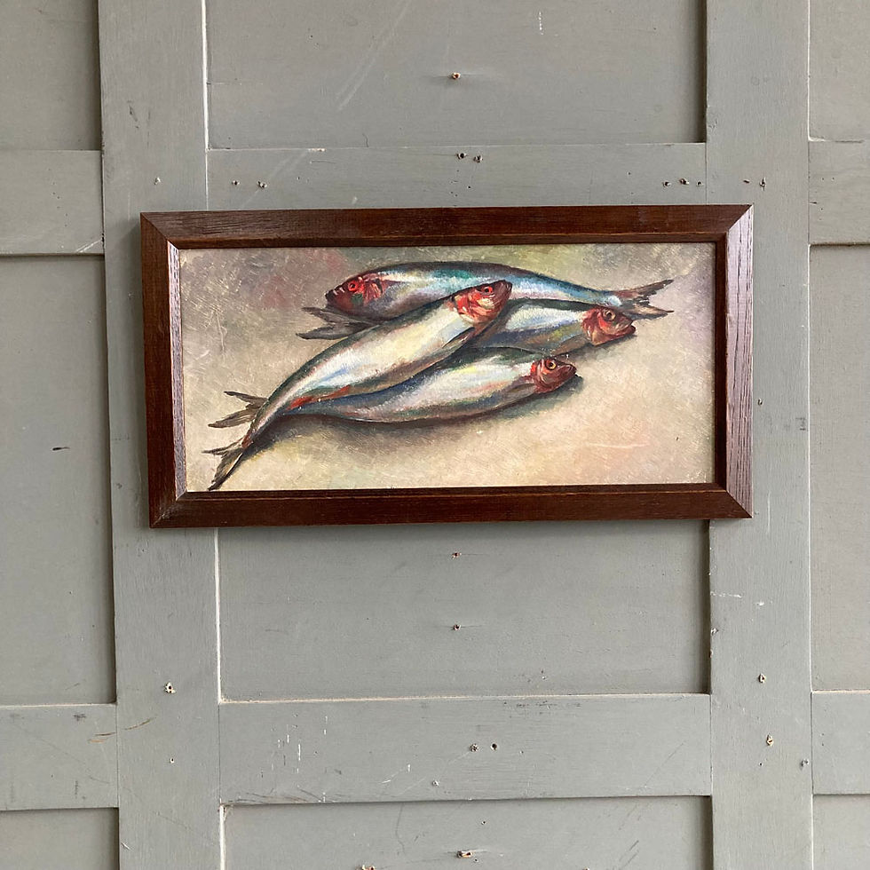 Thumbnail: SOLD - Still life painting - 'Pilchards