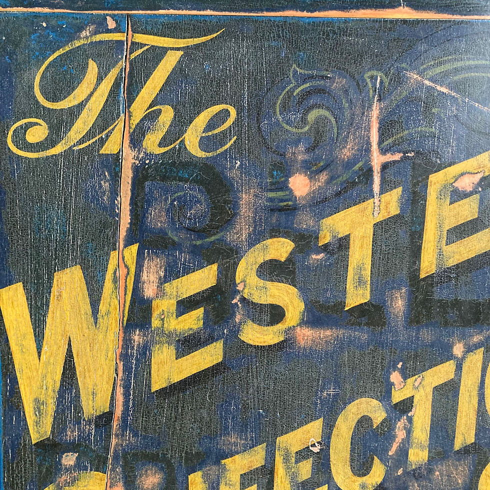 Thumbnail: Antique painted trade sign