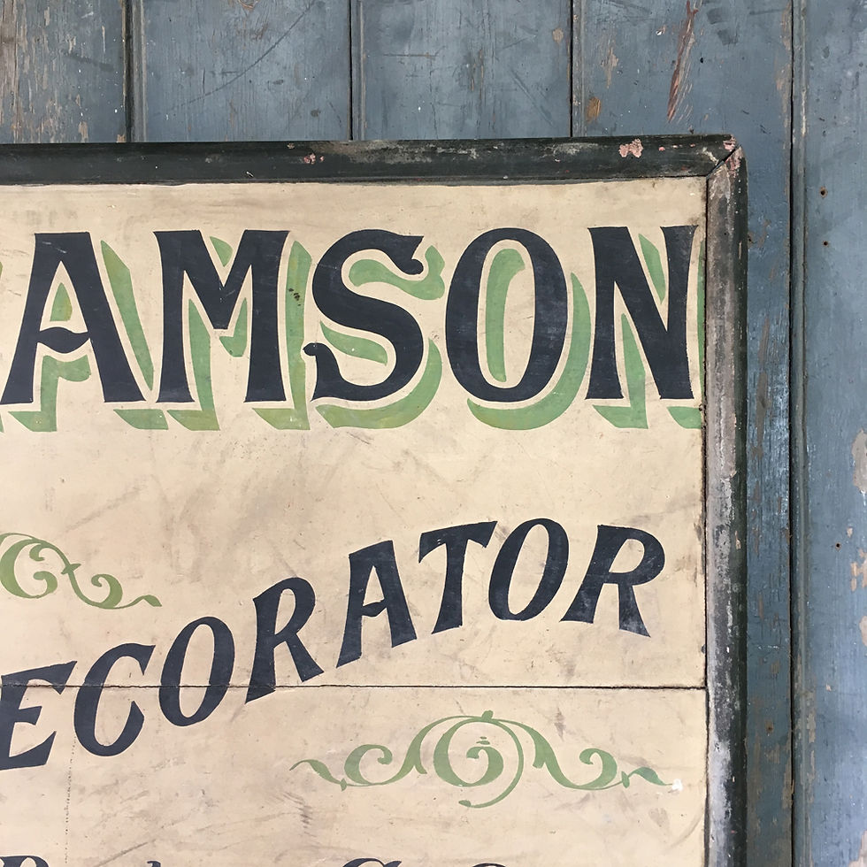 Thumbnail: NOW SOLD - Early 20th C painted trade sign