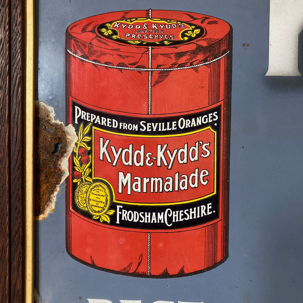 Thumbnail: NOW SOLD - Vintage enamel sign - Kydd's Marmalade
