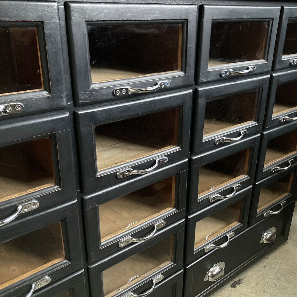 Thumbnail: Vintage haberdashery drawers