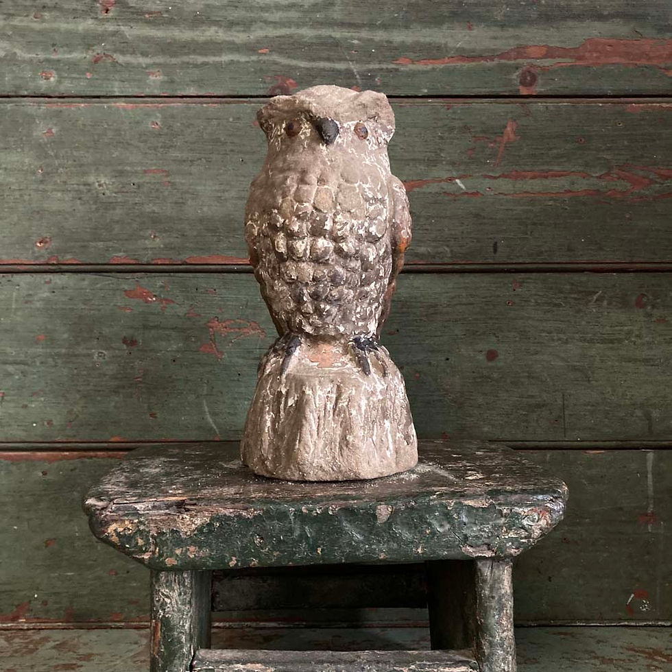 Thumbnail: SOLD - Stone garden ornament - owl