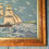 Thumbnail: NOW SOLD - 19th century sailor's woolwork - Frigate and lighthouse