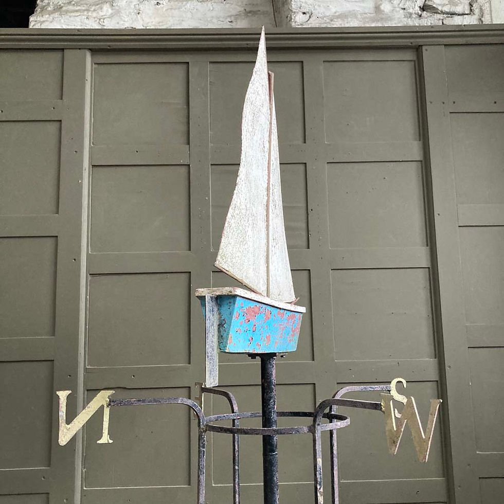 Thumbnail: SOLD - Vintage yacht weathervane