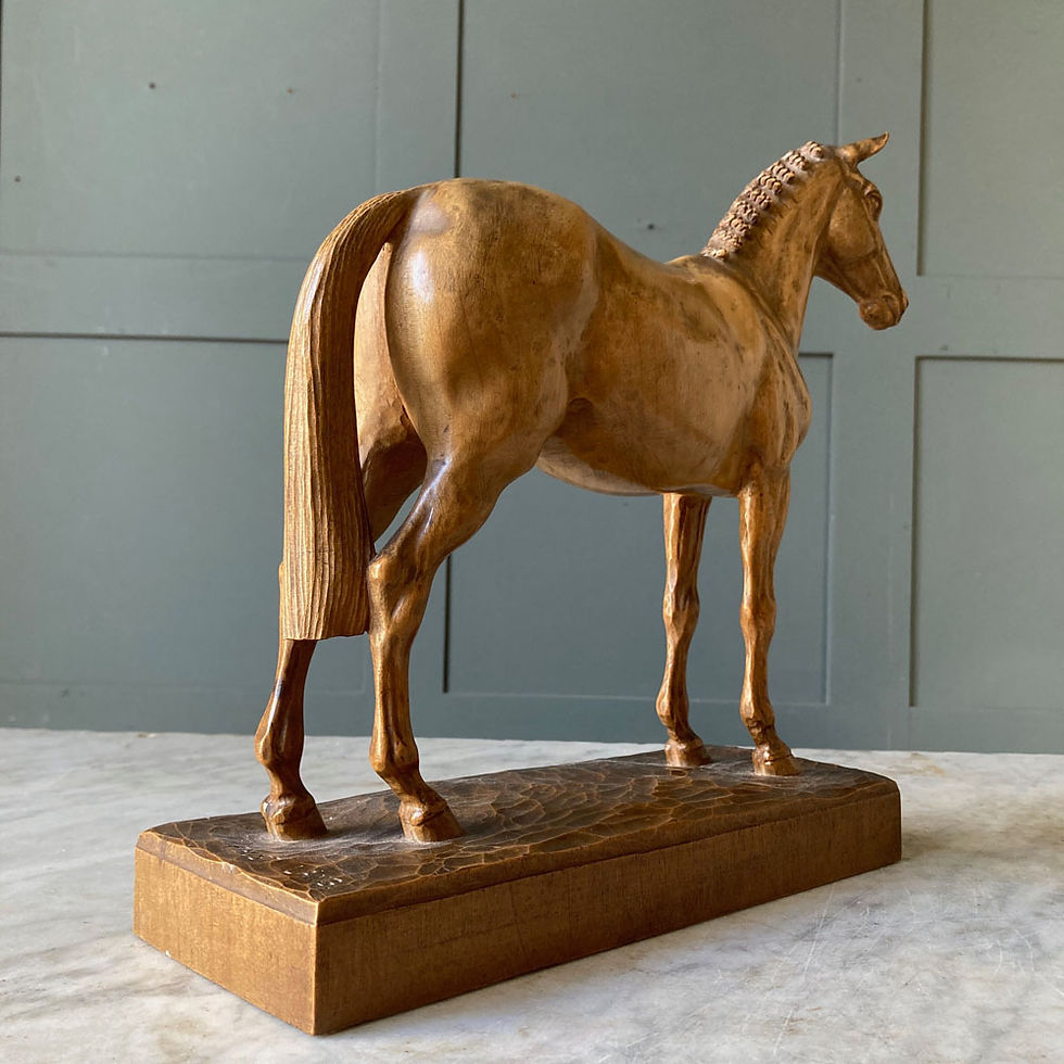 Thumbnail: SOLD - Carved Horse Sculpture - Faust Lang