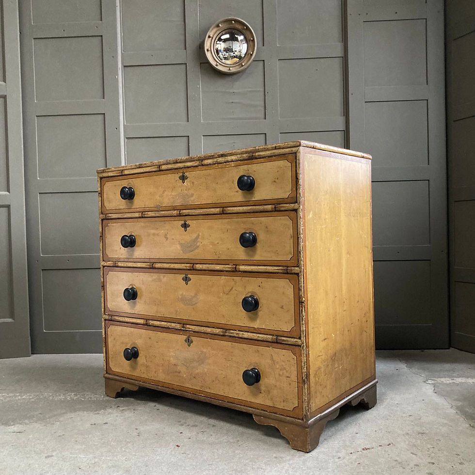 Thumbnail: SOLD - Regency painted pine drawers