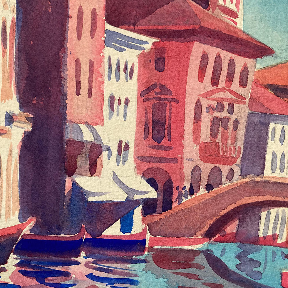 Thumbnail: SOLD - Venice watercolour painting