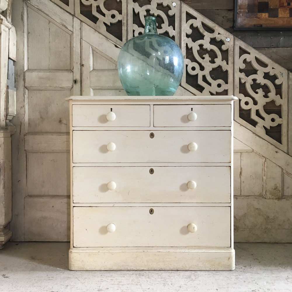 NOW SOLD - Victorian painted pine drawers