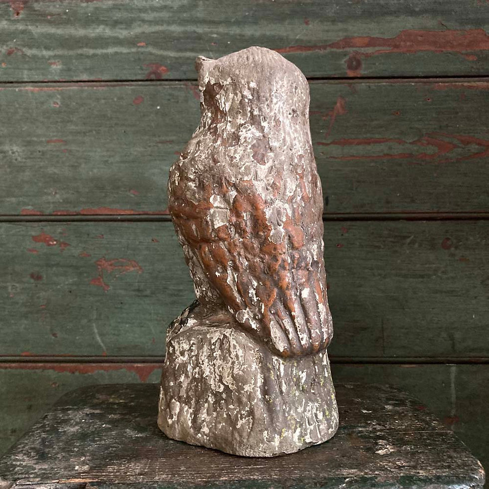 Thumbnail: SOLD - Stone garden ornament - owl