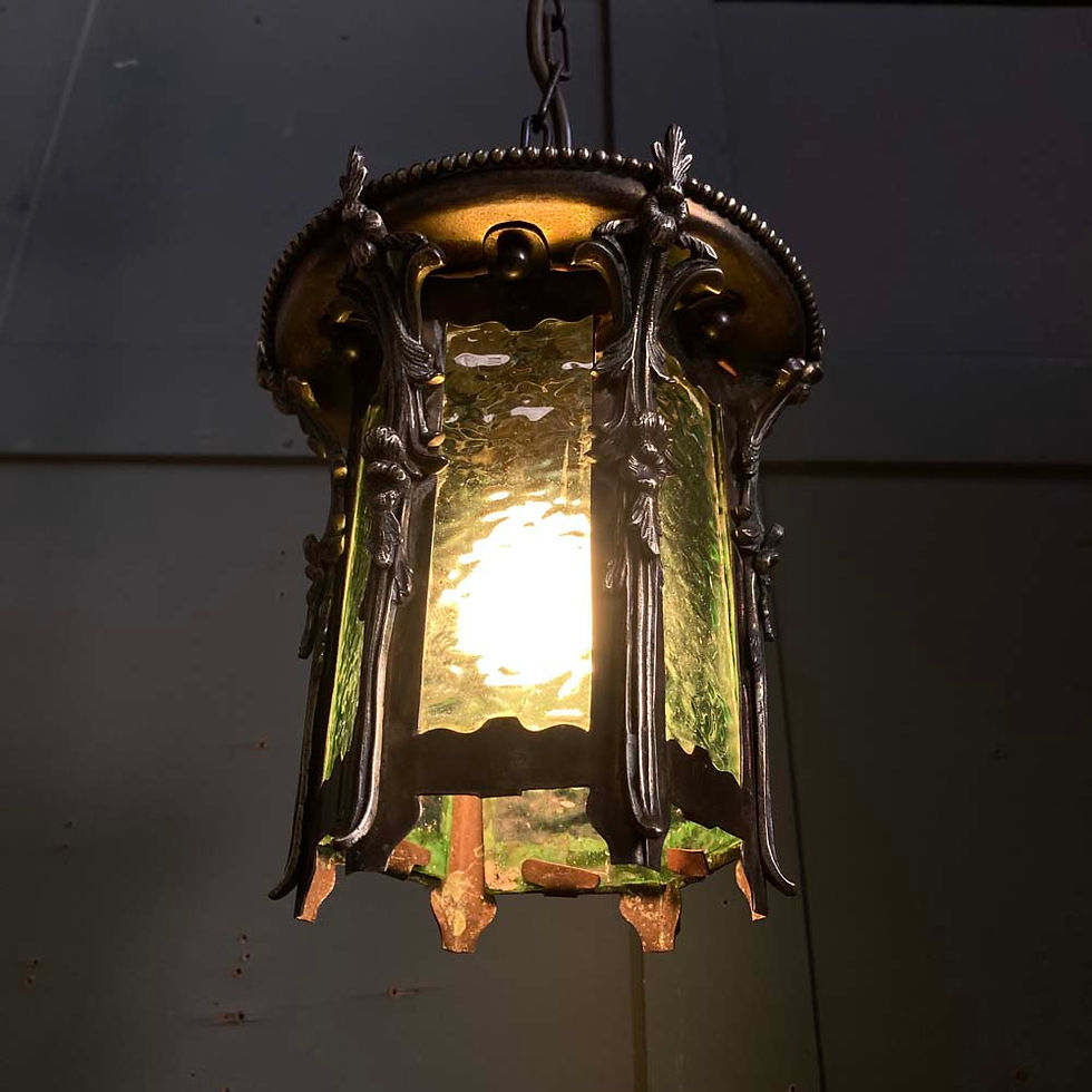 Thumbnail: SOLD - Edwardian brass lantern
