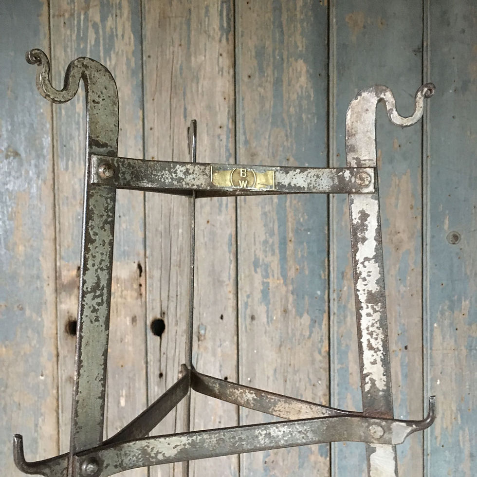 Thumbnail: NOW SOLD - Edwardian iron saucepan rack
