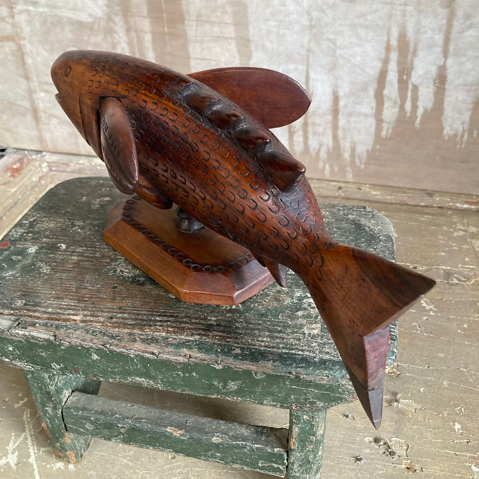 Thumbnail: SOLD - Antique Pitcairn fish - John Christian