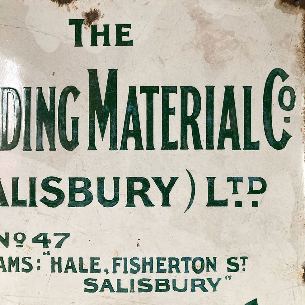 Thumbnail: NOW SOLD -Vintage enamel sign - Horticultural Pottery'