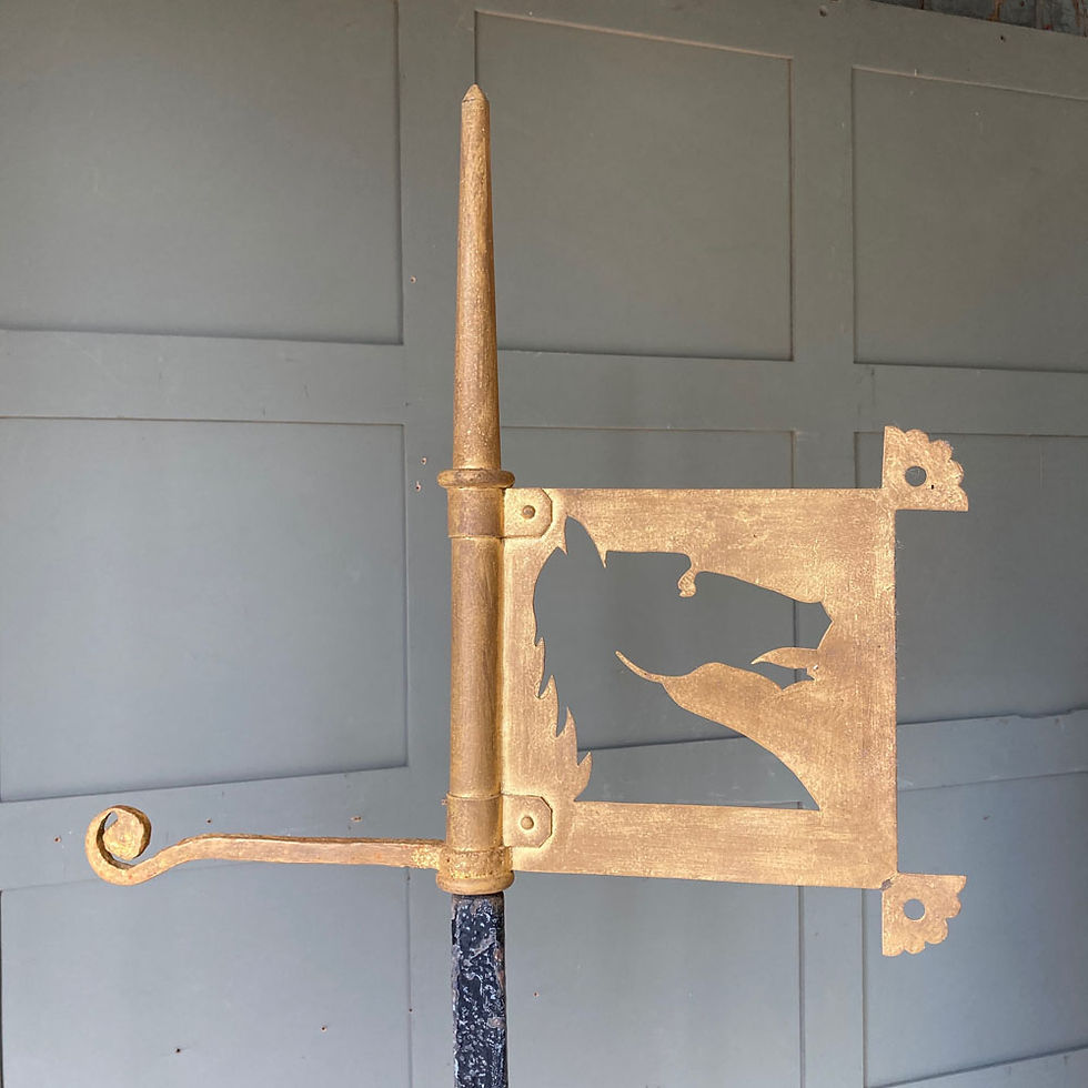 Thumbnail: SOLD - Antique weathervane - Heraldic Horse