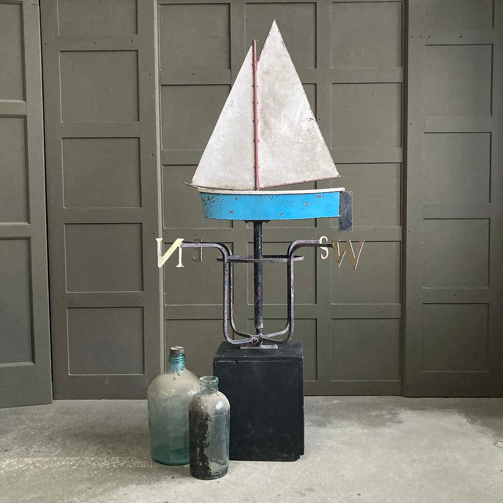 Thumbnail: SOLD - Vintage yacht weathervane