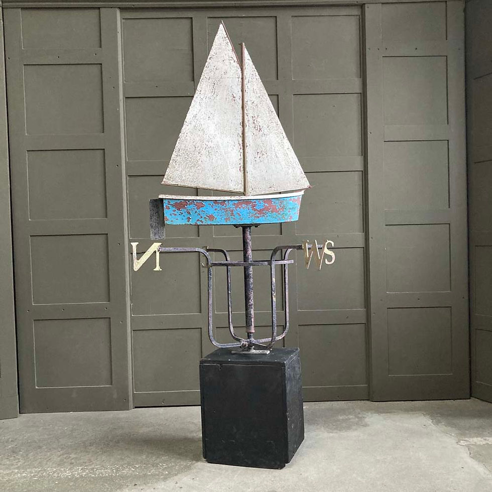 Thumbnail: SOLD - Vintage yacht weathervane