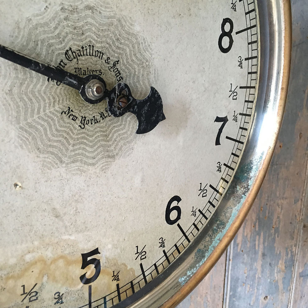 Thumbnail: NOW SOLD - Edwardian grocer's shop scales